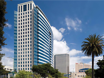 Exterior Building 555 City Center Oakland