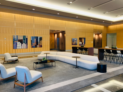 555 City Center Interior Lobby