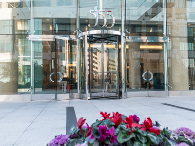 555 City Center Main Entrance